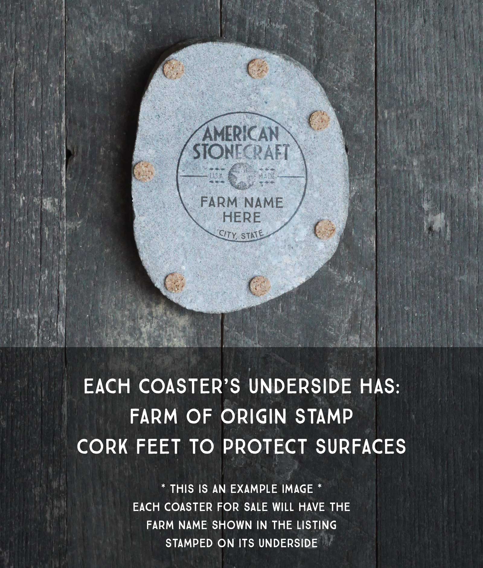 american-stonecraft-stone-coaster-fieldstone-handcrafted-handmade-in-massachusetts-natural-ecofriendly-new-england-coaster-feet