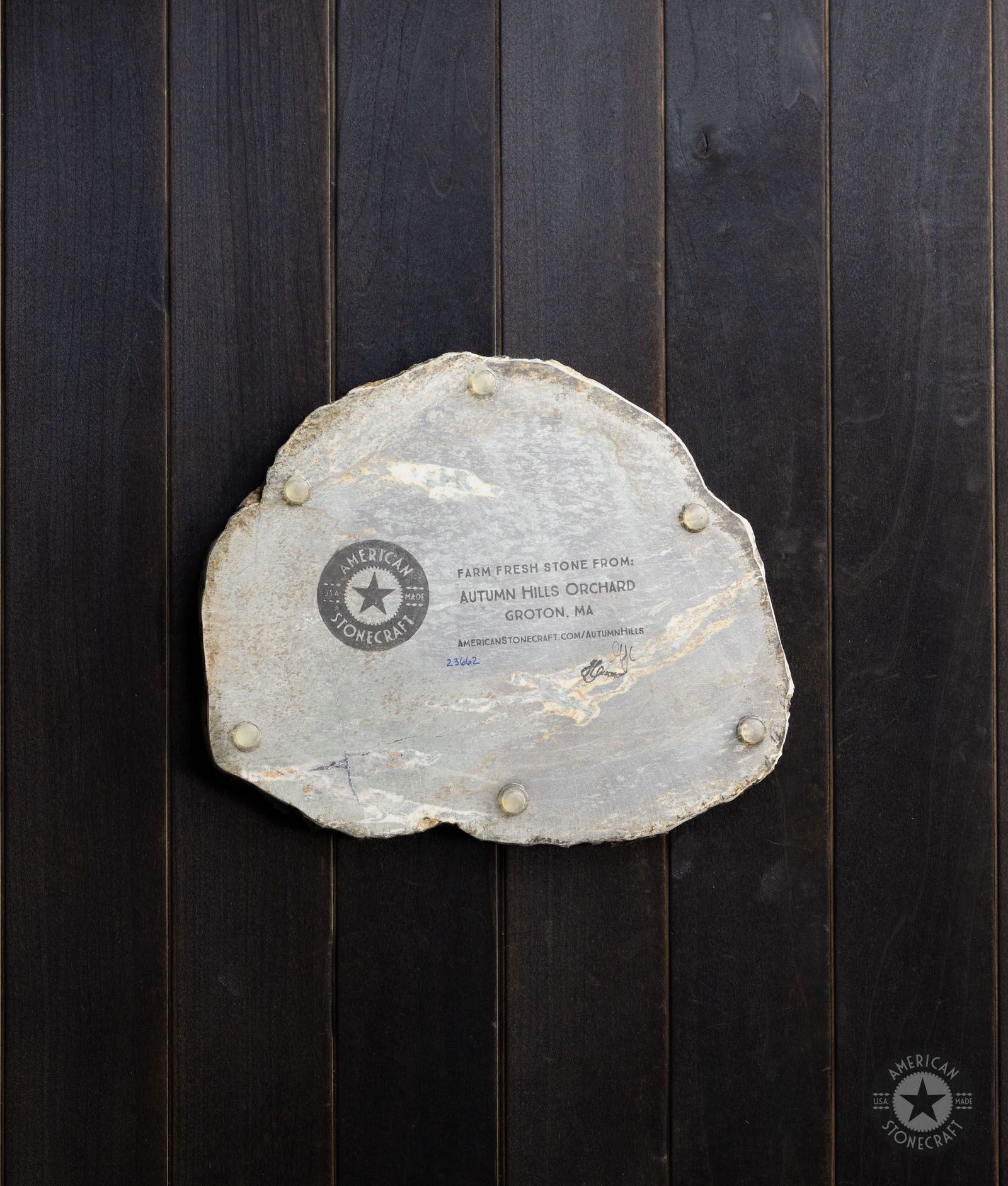 Stone Cheese Board 11″ from Autumn Hills Orchard in Groton MA – #23662 - Image 6