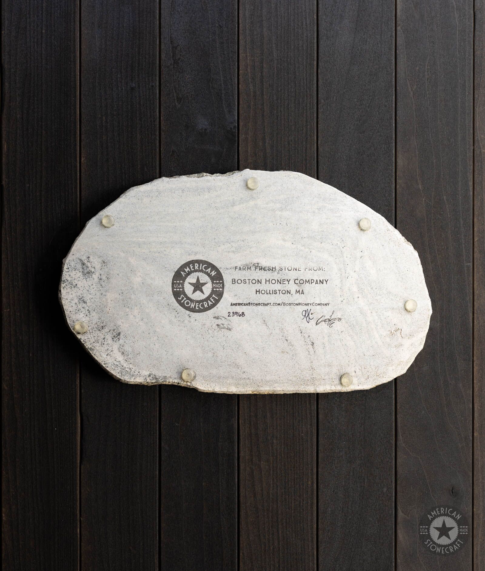 Stone Cheese Board 14" from Boston Honey Company in Holliston, MA - #23968 - Image 6