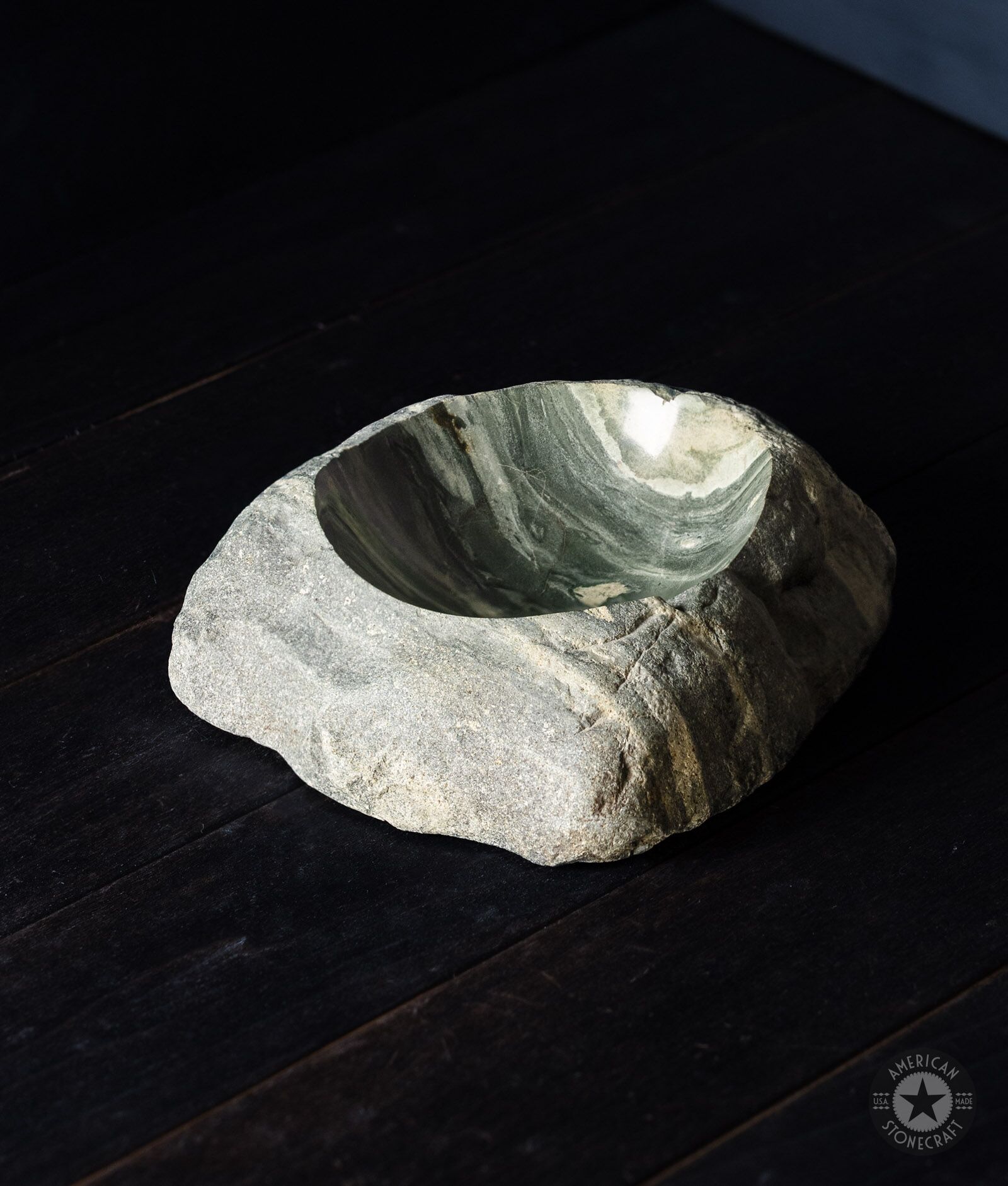 Stone Bowl 4 Ounce from Firtina Deresi in Turkiye - #26578