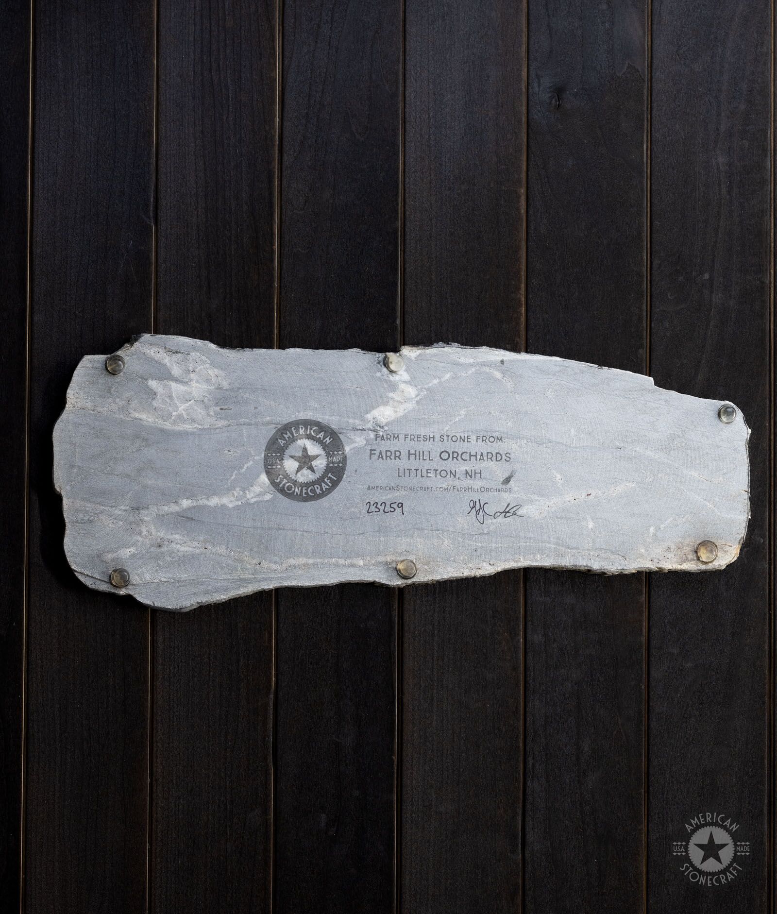 Stone Cheese Board 17" from Farr Hill Orchards, Littleton, NH - #23259 - Image 6