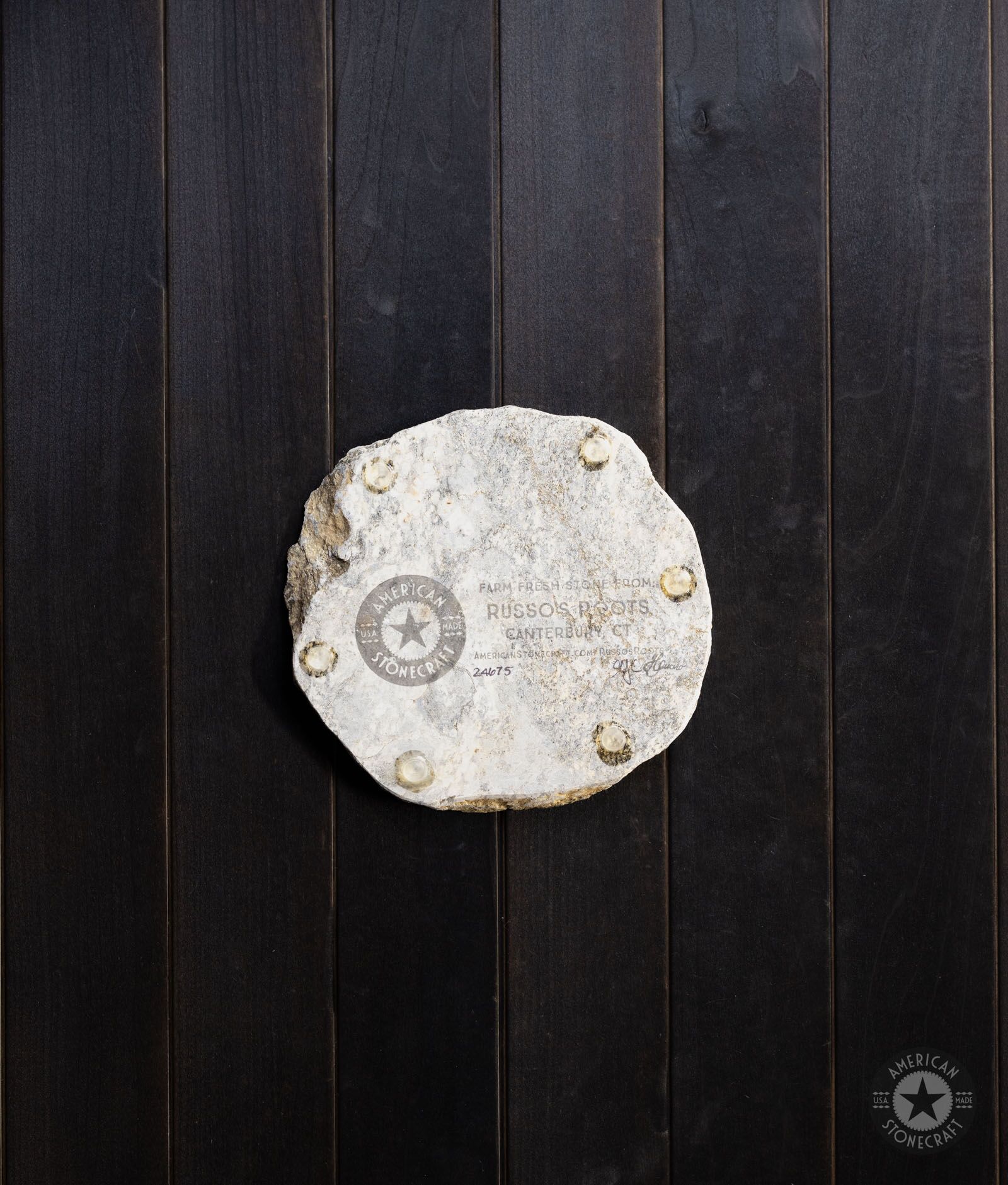 Stone Cheese Board 8″ from Russo's Roots in Canterbury CT – #24675 - Image 6